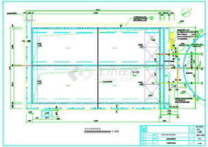 青岛某污水处理厂扩建工程设计图
